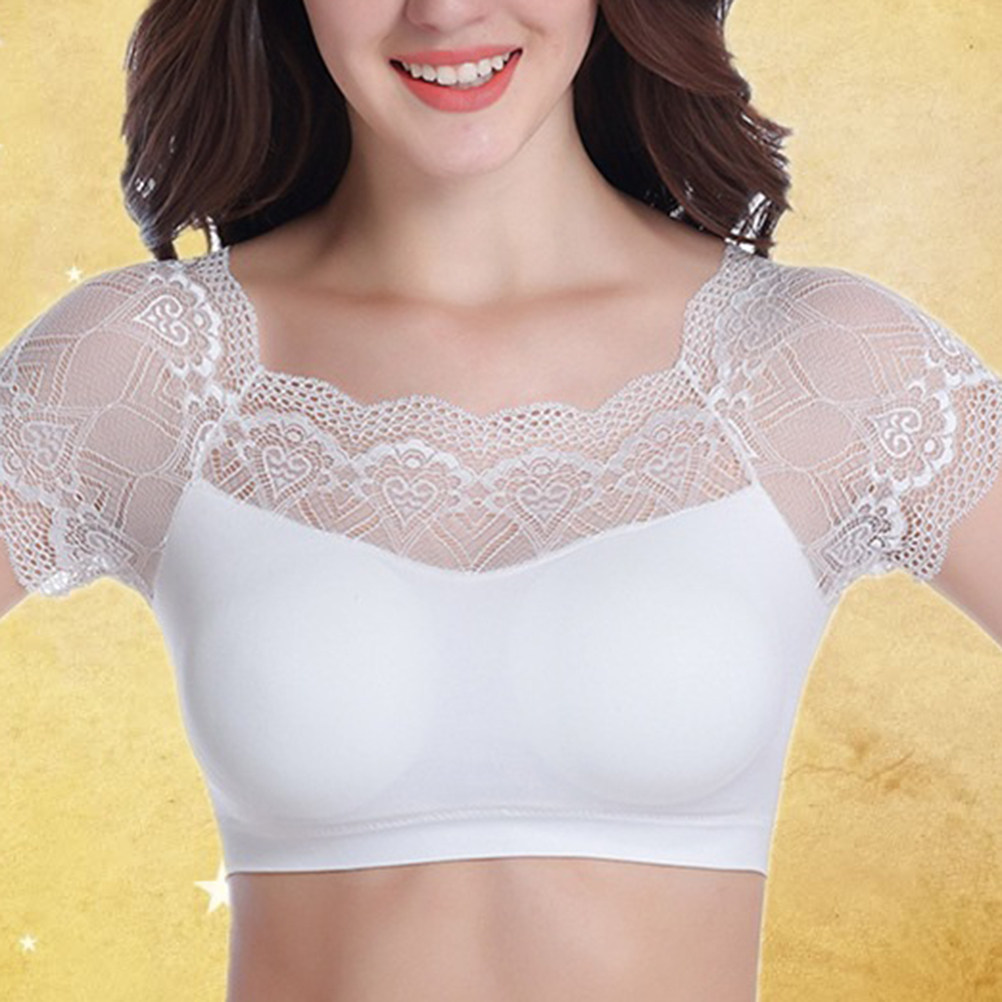 Wireless Bralette Crop Top Pad - Bralette Wireless Soft ulasan dan harga