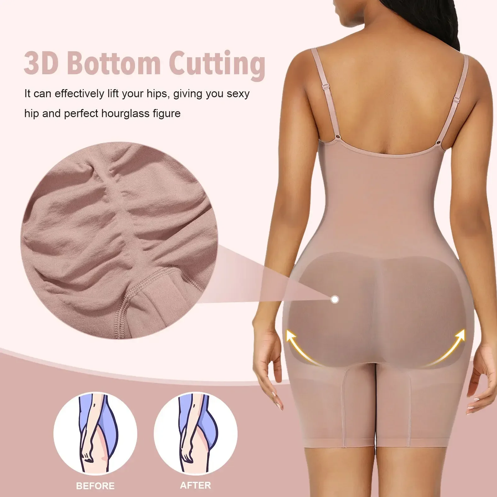 One Piece Shapewear Bodysuit T - Shapewear Bodysuit Firm ulasan dan harga