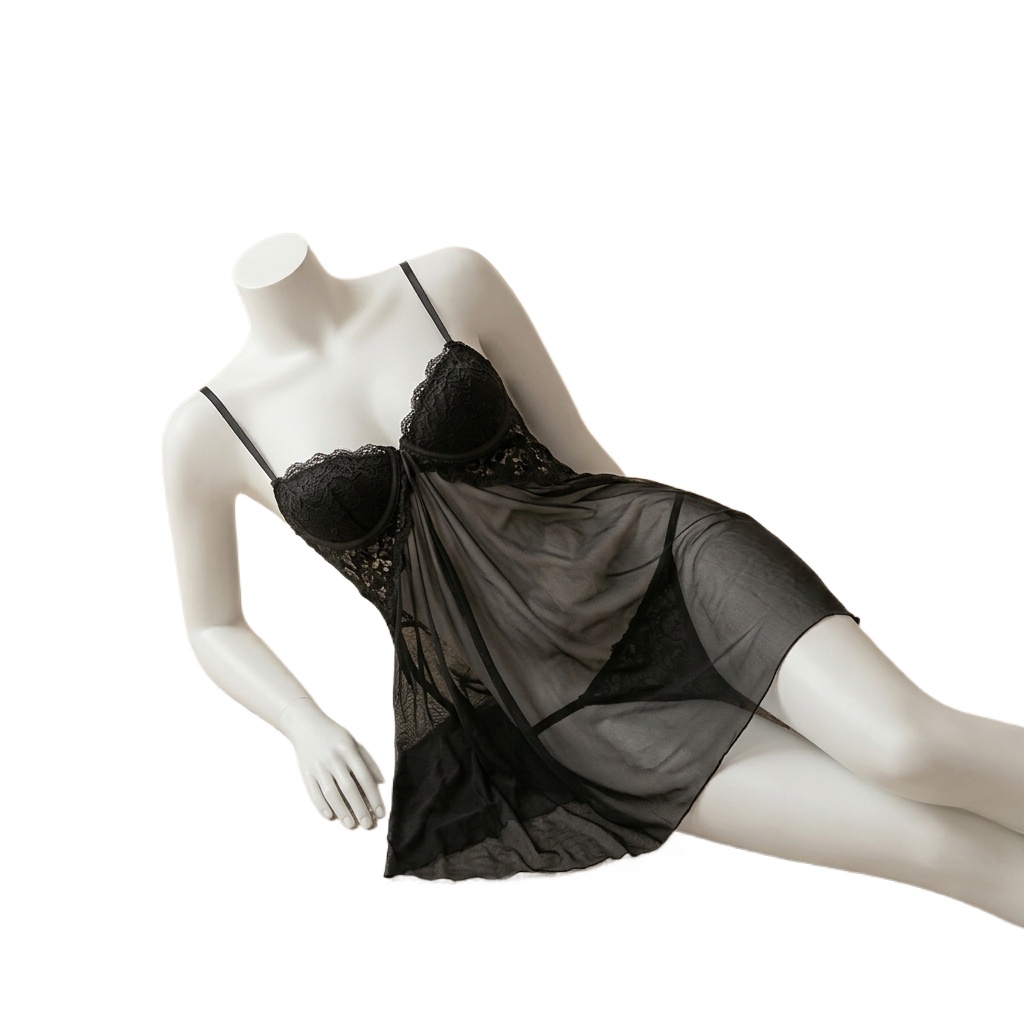 Women Lace Babydoll Lingerie S - Babydoll Chemise Night ulasan dan harga